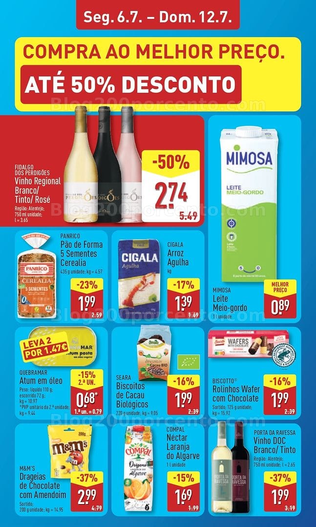 Antevisão Folheto ALDI Promoções de 6 a 12 julho